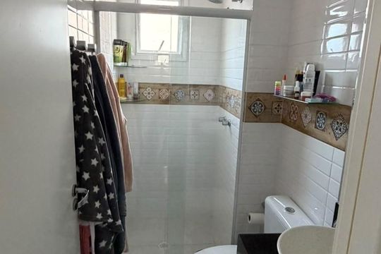 Banheiro de apartamento à venda com 2 quartos, 72m² em Santa Maria, São Caetano do Sul