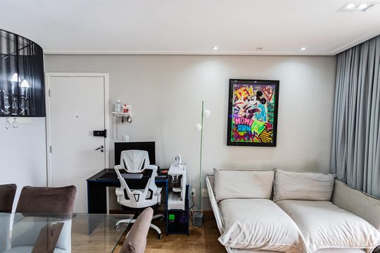 Sala de apartamento para alugar com 2 quartos, 48m² em Vila Barreto, São Paulo