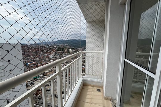 Varanda da Sala de apartamento para alugar com 2 quartos, 53m² em Vila Siqueira, São Paulo
