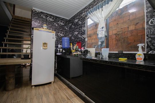 Cozinha de casa à venda com 3 quartos, 70m² em São Sebastião, Brasília