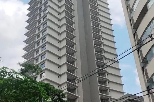 Fachada de kitnet/studio para alugar com 1 quarto, 22m² em Cidade Monções, São Paulo