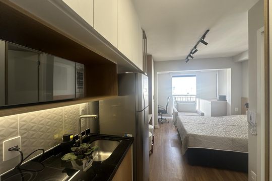 Kitnet/Studio para alugar com 1 quarto, 22m² em Cidade Monções, São Paulo
