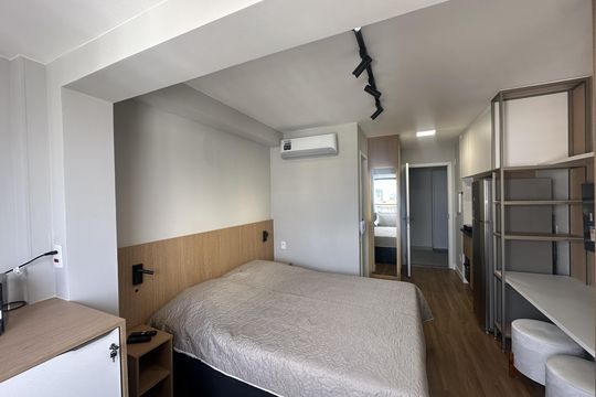 Studio de kitnet/studio para alugar com 1 quarto, 22m² em Cidade Monções, São Paulo