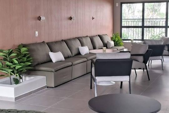 Área comum de kitnet/studio para alugar com 1 quarto, 22m² em Cidade Monções, São Paulo