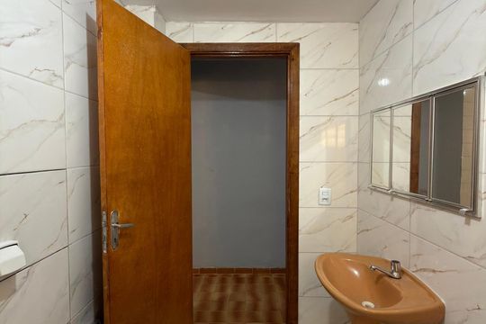 Banheiro Social de casa para alugar com 2 quartos, 90m² em Eldorado, São Bernardo do Campo