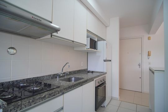 Cozinha de apartamento para alugar com 2 quartos, 89m² em Jardim Mauá, Novo Hamburgo