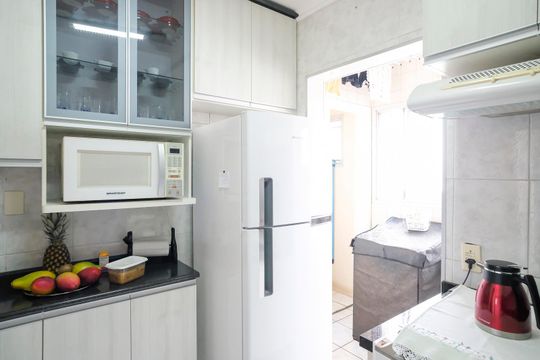 Cozinha de apartamento à venda com 2 quartos, 71m² em Santa Paula, São Caetano do Sul