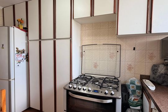 Cozinha de apartamento à venda com 2 quartos, 57m² em São José, São Caetano do Sul