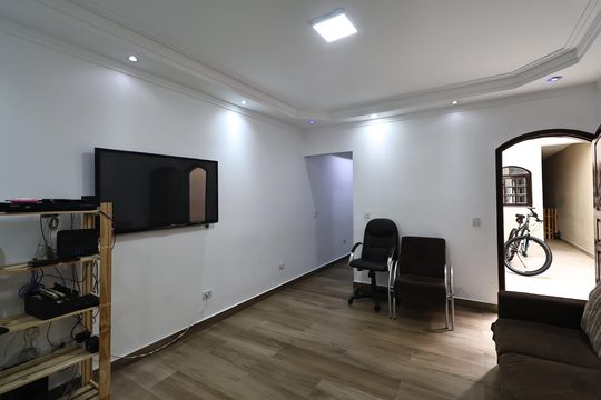 Sala de casa à venda com 3 quartos, 205m² em Jardim Rina, Santo André