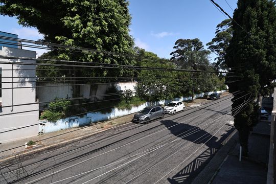 Vista da varanda  de casa à venda com 3 quartos, 205m² em Jardim Rina, Santo André