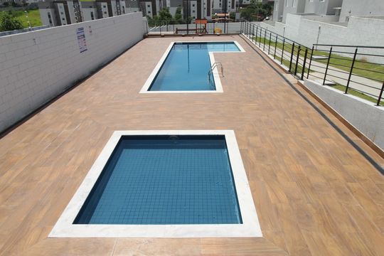 Área comum - Piscina de casa de condomínio para alugar com 2 quartos, 58m² em Jardim Santa Ines Iii, São José dos Campos