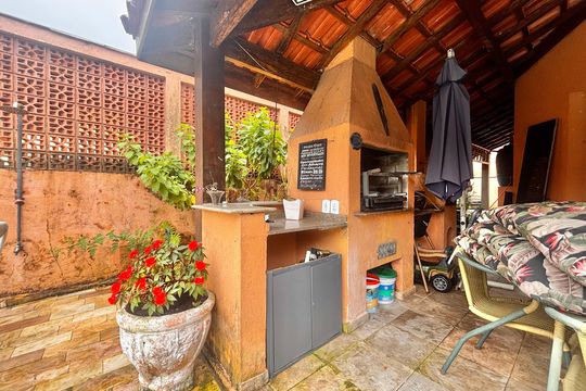 Churrasqueira de casa de condomínio à venda com 5 quartos, 540m² em Morada dos Pinheiros (aldeia da Serra), Barueri