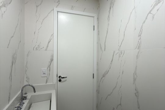 Suíte 1 Banheiro  de apartamento à venda com 2 quartos, 73m² em Jardim do Mar, São Bernardo do Campo