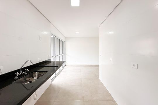 Cozinha de apartamento à venda com 2 quartos, 73m² em Jardim do Mar, São Bernardo do Campo