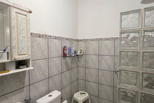 Banheiro social  de apartamento à venda com 2 quartos, 165m² em Barcelona, São Caetano do Sul