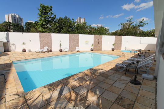 Área comum - Piscina de apartamento para alugar com 3 quartos, 95m² em Jardim Aquarius, São José dos Campos