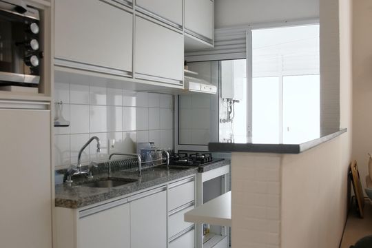 Cozinha de apartamento para alugar com 2 quartos, 60m² em Jardim Umuarama, São Paulo