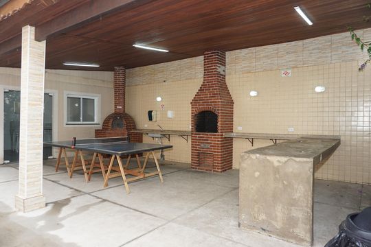Área comum - Salão de festas de casa de condomínio para alugar com 2 quartos, 87m² em Jardim Guaruja, Embu das Artes