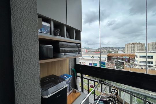 Varanda da Sala de apartamento à venda com 3 quartos, 70m² em Cachambi, Rio de Janeiro