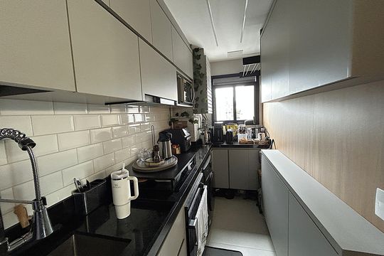 Cozinha de apartamento à venda com 3 quartos, 70m² em Cachambi, Rio de Janeiro