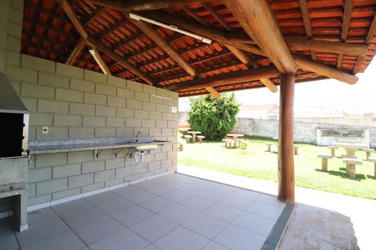 Área comum - Churrasqueira de apartamento para alugar com 1 quarto, 25m² em Jardim Patricia, Uberlândia
