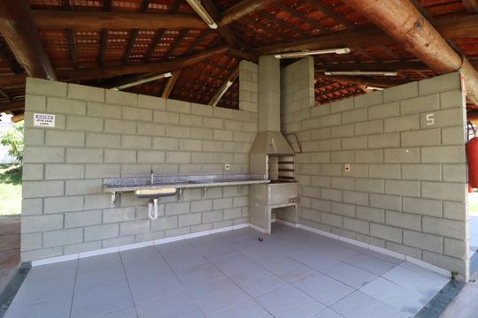 Área comum - Churrasqueira de apartamento para alugar com 1 quarto, 25m² em Jardim Patricia, Uberlândia