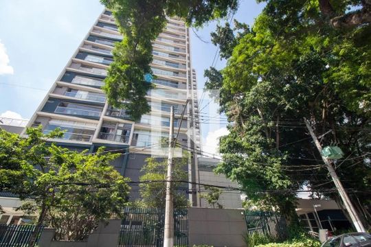 Fachada de apartamento para alugar com 1 quarto, 55m² em Chácara Santo Antônio (zona Sul), São Paulo