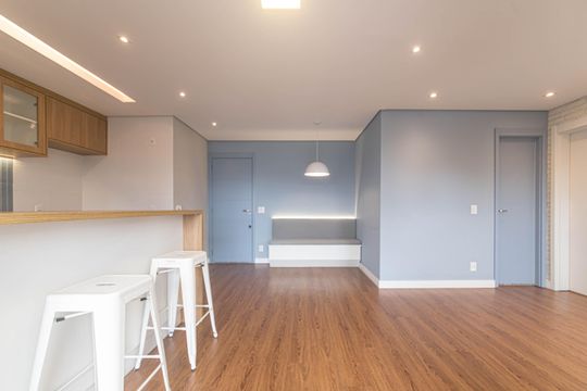 Sala de apartamento para alugar com 1 quarto, 55m² em Chácara Santo Antônio (zona Sul), São Paulo