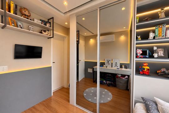 Suíte 1 de apartamento à venda com 3 quartos, 200m² em Alphaville Empresarial, Barueri
