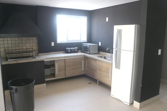 Área comum - Churrasqueira de apartamento para alugar com 2 quartos, 65m² em Fundação, São Caetano do Sul