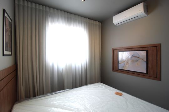 Quarto Suíte de apartamento para alugar com 1 quarto, 33m² em Moema, São Paulo