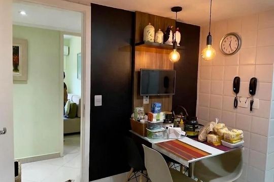 Sala de apartamento à venda com 3 quartos, 107m² em Barra da Tijuca, Rio de Janeiro