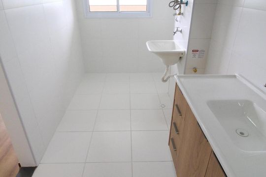 Cozinha de apartamento para alugar com 2 quartos, 60m² em Urbanova, São José dos Campos