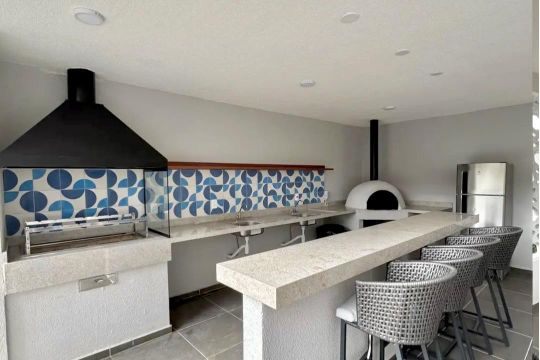 Área comum - Churrasqueira de apartamento para alugar com 2 quartos, 39m² em Vila Campanela, São Paulo