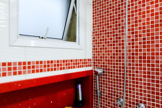 Banheiro Social de apartamento à venda com 3 quartos, 97m² em Vila Antonieta, Guarulhos