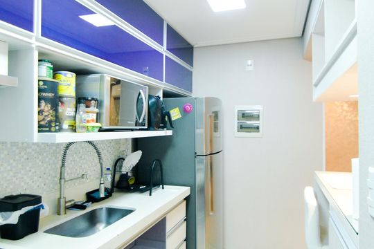 Cozinha de apartamento à venda com 3 quartos, 97m² em Vila Antonieta, Guarulhos