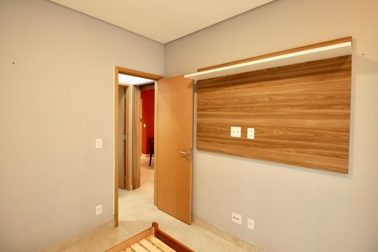Quarto 1 de apartamento para alugar com 2 quartos, 66m² em Campo Grande, Santos