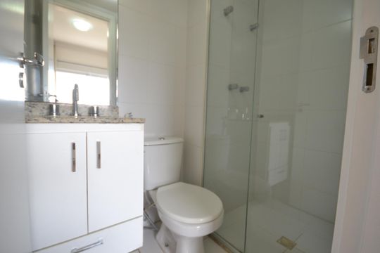 Banheiro do Quarto 1 - Suíte de apartamento para alugar com 2 quartos, 70m² em Ferreira, São Paulo