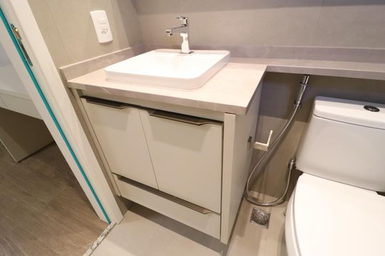 Banheiro do Quarto 1 de apartamento para alugar com 3 quartos, 115m² em Jardim Sul, Uberlândia