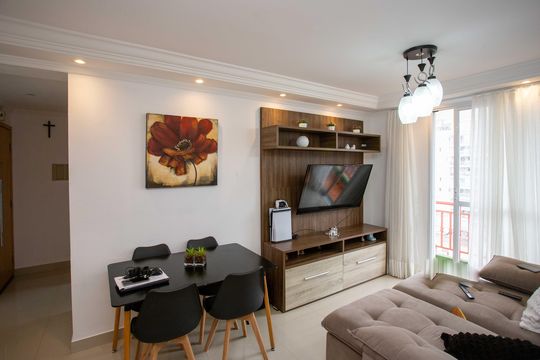 Sala de apartamento à venda com 3 quartos, 72m² em Centro, Diadema