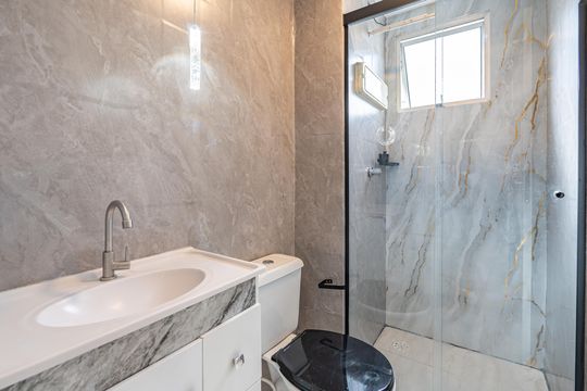 Banheiro de apartamento à venda com 2 quartos, 44m² em Sacoma, São Paulo