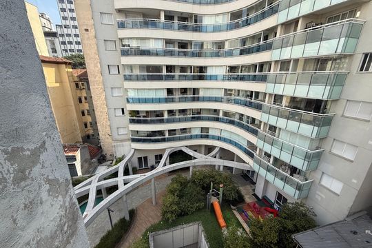 Vista de kitnet/studio para alugar com 1 quarto, 36m² em Campos Elíseos, São Paulo