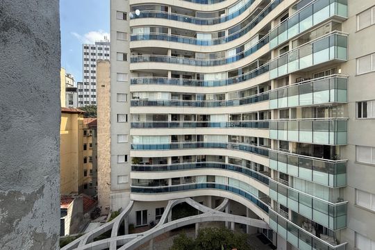 Vista de kitnet/studio para alugar com 1 quarto, 36m² em Campos Elíseos, São Paulo