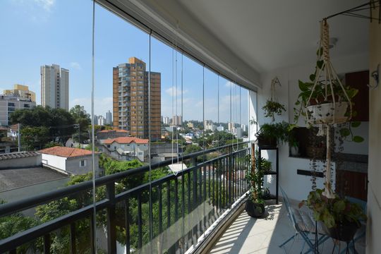 VARANDA  de apartamento à venda com 2 quartos, 62m² em Vila Gomes, São Paulo