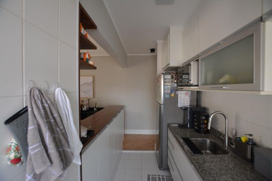 COZINHA  de apartamento à venda com 2 quartos, 62m² em Vila Gomes, São Paulo