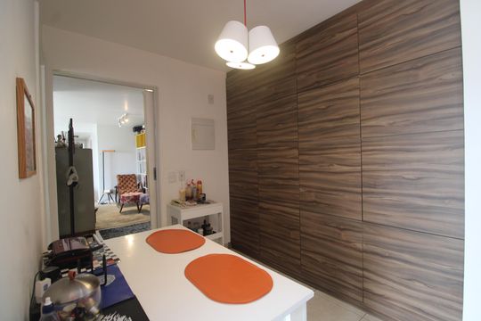 Cozinha de apartamento à venda com 2 quartos, 140m² em Barra Olímpica, Rio de Janeiro