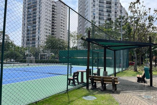 Área comum - Praça de apartamento à venda com 2 quartos, 140m² em Barra Olímpica, Rio de Janeiro