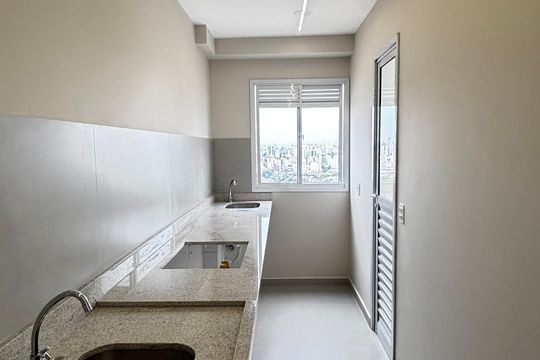 Cozinha de apartamento para alugar com 2 quartos, 46m² em Vila Curuçá, Santo André