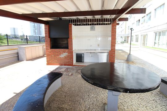 Área comum - Churrasqueira de apartamento para alugar com 1 quarto, 40m² em Jardim Vale Paraiso, São José dos Campos