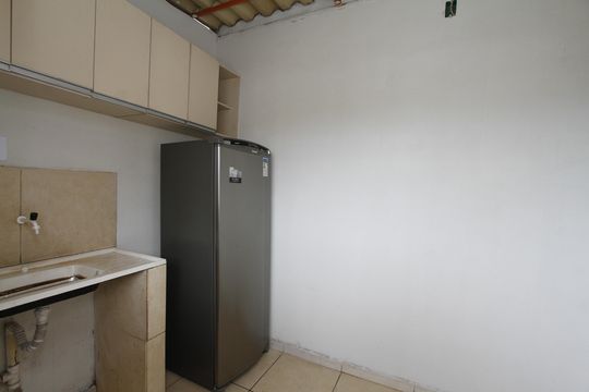 Cozinha de kitnet/studio para alugar com 1 quarto, 36m² em Jardinópolis, Belo Horizonte